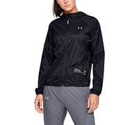 Under Armour UNDKU Women UA Qualifier Storm Packable Jacket Jacket - Black/Onyx White/Reflective (001), SM