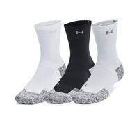 Under Armour - Unisex Ad Pro 3Pk Mid Socks, Black (001), Medium