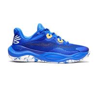Under Armour Unisex Adult Curry Splash 24 Basketball Shoes, Royal-taxi-white, 7.5 UK