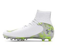 Under Armour Unisex-Adult Highlight Lax Mc Lacrosse Cleat Sneaker, (100) White/White/Black, 13.5 Women/12 Men