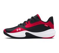 Under Armour Unisex-Adult Lockdown 7 Low Sneaker, (600) Red/Black/White, 12 Women/10.5 Men
