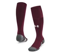 Under Armour Unisex-Adult Magnetico Over the Calf Socks 1 Pack (609) Maroon/Pitch Gray/White Medium