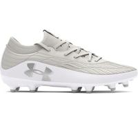 Under Armour Unisex-Adult Magnetico Select 4 Football Cleat Sneaker, (100) White/White Clay/Metallic Silver, 9 Women/7.5 Men