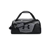 Under Armour Unisex-Adult Undeniable 5.0 Duffle, Pitch Gray Medium Heather (012)/Metallic Silver, X-Small