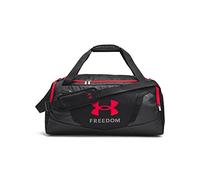 Under Armour Unisex Contain Duo Duff MD, Black/Red, M, Undeniable 5.0 Duffel Bag
