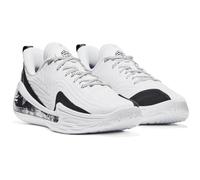 Under Armour Unisex Curry 12 Shooting Star Basketball Shoes - Dual-Density UA Flow Cushioning, White/Black, 10.5 UK