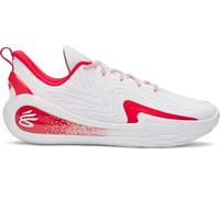 Under Armour Unisex Curry 12 Team Basketball Shoes - Enhanced Fit and Support, Whtred, 12 UK