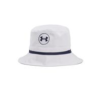Under Armour Unisex Driver Golf Bucket Hat - White/Midnight Navy - M/L
