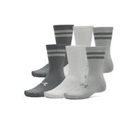 Under Armour Essential Crew Socks Titanium / Clay Green - 6 pairs