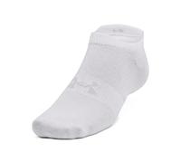 Under Armour Essential No Show 6pack Socks Unisex, XL, White