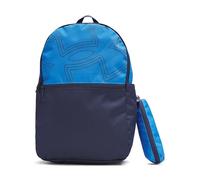 Under Armour Unisex Essential Printed Backpack, Sports Backpack with Zippered Laptop Sleeve, Versatile Schoolbag with Detatchable Pencil Case,Blue Atlantis/Washed Navy/Washed Navy,OSFM