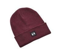 Under Armour Unisex Halftime Cuff Beanie, (600) Dark Maroon / / White, One size