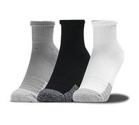 Under Armour Unisex Heatgear Quarter 3pk Mid Socks