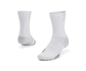 Under Armour Unisex High Socks UA Ad Playmaker 1Pk Mid White 1376229-100 MD