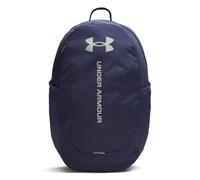 Under Armour Unisex Hustle Lite Backpack, Durable Outdoor Backpack With Water-Repellent Design, Essential Gym Bag with Reinforced Bottom Panel,Midnight Navy / / Steel,OSFM