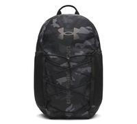 Under Armour Unisex Hustle Sport 6.0 Backpack, Water-Repellent Gym Backpack for Sports and Athletics, Sports Bag with Durable Coated Bottom,Black/Black/Metallic Black,OSFM