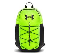 Under Armour Unisex Hustle Sport 6.0 Backpack, Water-Repellent Gym Backpack for Sports and Athletics, Sports Bag with Durable Coated Bottom,Hyper Green/Black/Black,OSFM