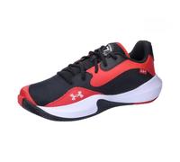 Under Armour Unisex Lockdown 7 Low Sneaker, (600) Red/Black/White, 13 UK