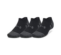 Under Armour Unisex Performance Tech 3-Pack No Show Socks Size: 4-7.5 (M), Colour: Black