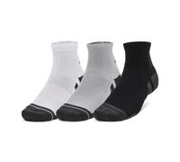Under Armour Unisex Performance Tech 3-Pack Quarter Socks Size: 4-7.5 (M), Colour: Grey