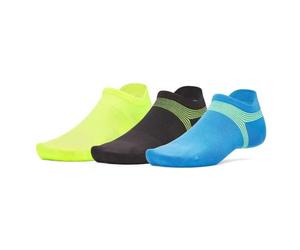 Under Armour Unisex UA AD Run Lite 3pk NS Socks, Blue, Large