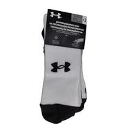 Under Armour Mens White Heatgear Pack Of 3 Crew Socksarge | American Golf, Large