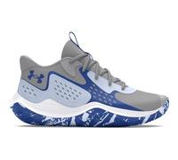 Under Armour Unisex Ua Jet '23 Basketball Shoe, Mod Gray Nimbus Blue Tech Blue, 9 UK