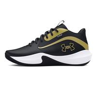 Under Armour Unisex Ua Lockdown 7 Basketball Shoes, Black Metallic Gold, 9.5 UK