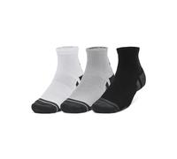Under Armour Performance Tech 3pk Qtr Socks Mod Grey - M