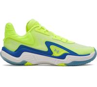 Under Armour Unisex UA Spawn 7 Basketball Shoes - Lightweight and Breathable, High Vis Yellowblue Atlantis, 10.5