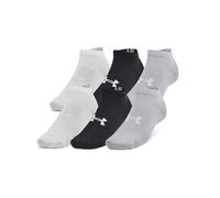 UNDER ARMOUR Adult Unisex Training Essential 6pack Low Socks - Black, Black, Size L, Men Black
