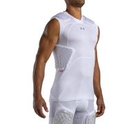 Under Armour Unisex's Gameday Pro 5-Pad Top, New White, S