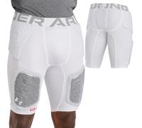 Under Armour Unisex's Gameday Pro Football Pant, White, 3XL