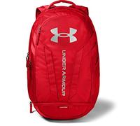 Under Armour Unisex's Hustle 5.0 Backpack, Red (600)/Silver, One Size