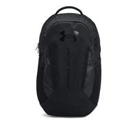 Under Armour Unisex's Hustle 6.0 Backpack, (003) Black/Black/Black, One Size