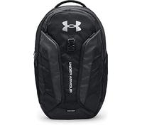 Under Armour Unisex's Hustle Pro Backpack, Black (001)/Metallic Silver, One Size