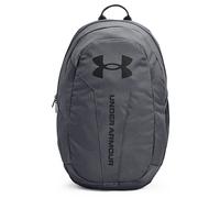 Under Armour Unisex's UA Hustle Lite Backpack, One Size Pitch Gray / Pitch Gray