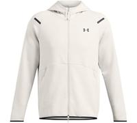 Under Armour Mens Unstoppable Fleece Full-Zip Hoodie Colour: White, Size: 3XL