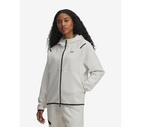 Under Armour Unstoppable Fleece Full Zip Sweatshirt White S Women