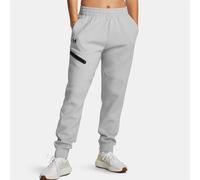 Under Armour Women's Unstoppable Closed Hem Fleece Jogger 14 (L) Grey