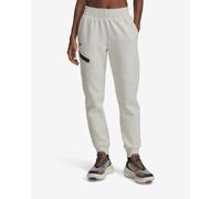 Under Armour Women's Unstoppable Closed Hem Fleece Jogger 10 (S) White