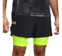 Under Armour Vanish Elite Mens Running Shorts Black 2 In 1 Compression Run