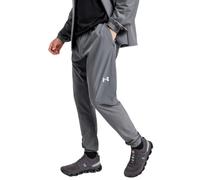 Under Armour Vanish Hybrid Track Pants for Men - Castlerock, Relaxed Fit, Breathable 100% Polyester Fabric, Adjustable Drawcord Waist, Cuffed Ankles & Secure Back Pocket - (X-Large, Grey)