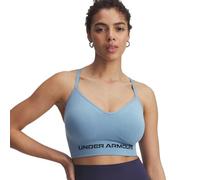UNDER ARMOUR Womens Training Vanish Seamless Light Support Sports Bra, Blue, Size L, Women Blue