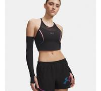 Under Armour Velociti Elite Crop Running shirt Women-black, pink, Size S