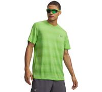 Under Armour Velociti Jacquard Striped Training T-Shirt Lime Green