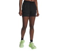 Under Armour Velociti Pro 4 Inch 2-In-1 Women's Shorts | UK M in Ultimate Black/Reflective