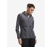 Under Armour Velociti Storm Lightweight Hooded Jacket Dark Grey Women - M