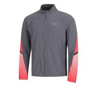 Under Armour Velociti Storm Running Jacket Men - Grey, Red, Size L