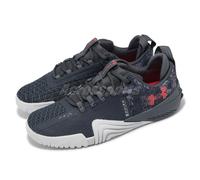 Under Armour W TriBase Reign 6 Q1 UA Grey Red Men Cross Training 3027353-100
